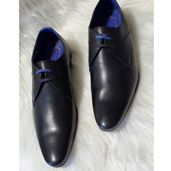 Ted Baker London Plain Toe Derby - Black 40.5 - Picture 3 of 6